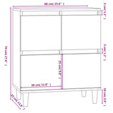 Buffet Blanc 60x35x70 cm Bois d'ingénierie