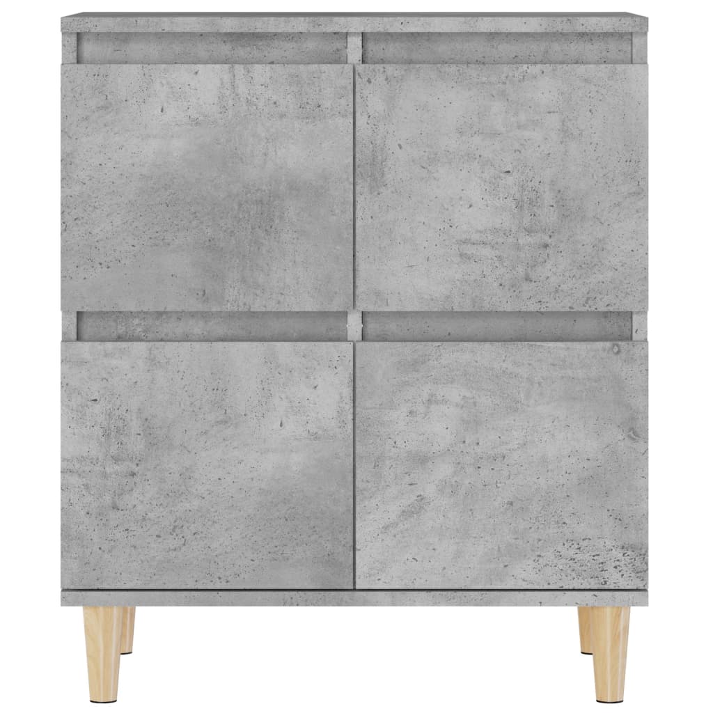 Concrete Grey Sideboard 60x35x70 cm Engineered Wood