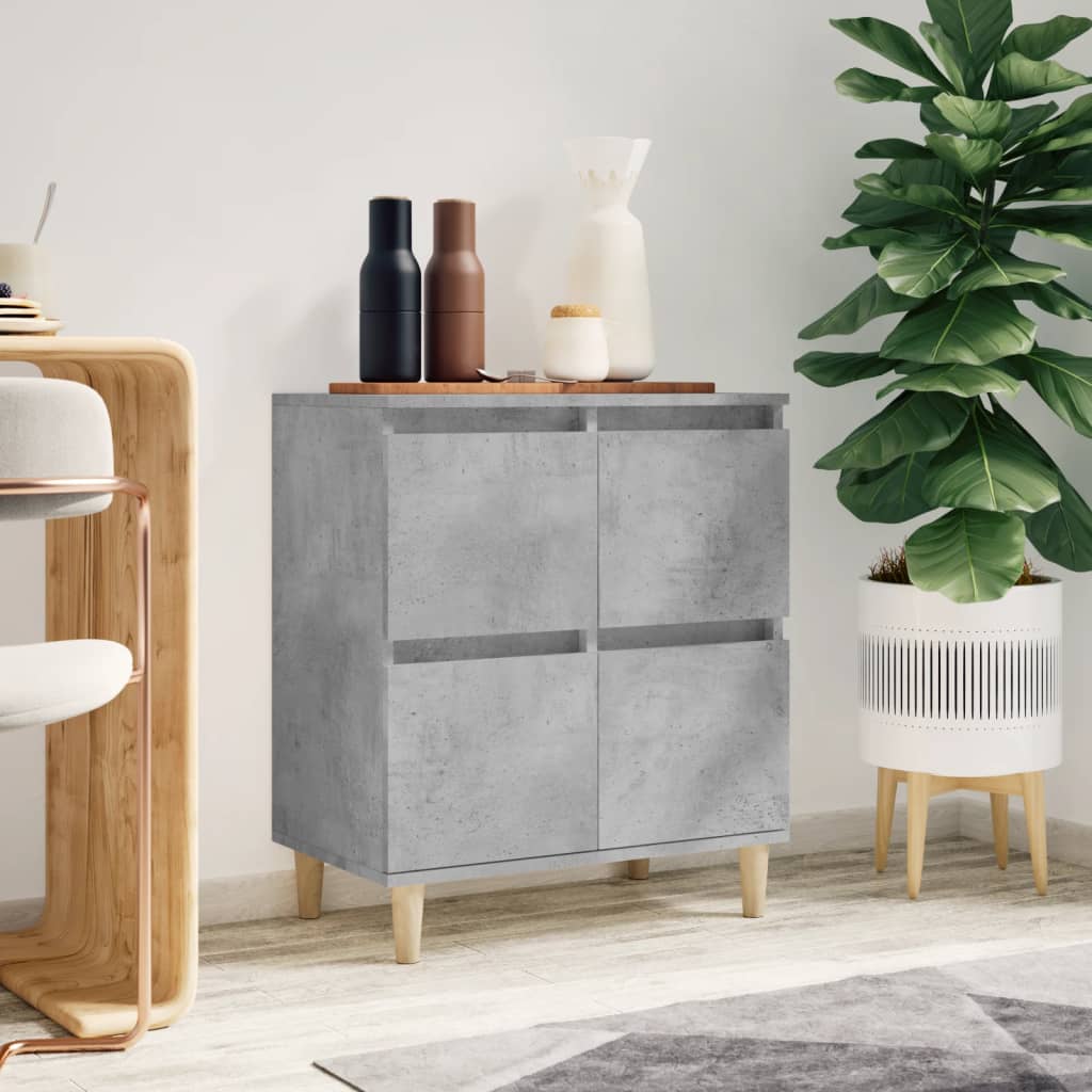 Concrete Grey Sideboard 60x35x70 cm Engineered Wood