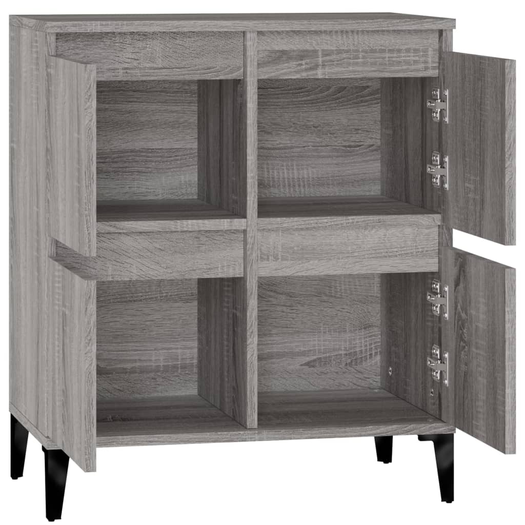 Buffet Sonoma gris 60x35x70 cm Bois d'ingénierie