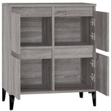 Sonoma graues Sideboard 60x35x70 cm Holzwerkstoff