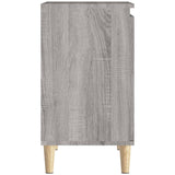 Meuble d'évier sonoma gris 58x33x60 cm bois d'ingénierie