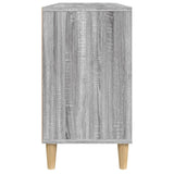 Meuble d'évier sonoma gris 80x33x60 cm bois d'ingénierie