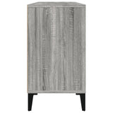 Meuble d'évier sonoma gris 80x33x60 cm bois d'ingénierie