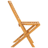 Chaises de jardin pliantes lot de 2 47x63x90cm bois massif teck