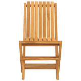 Chaises de jardin pliantes lot de 2 47x47x89cm bois massif teck