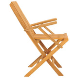 Chaises de jardin pliantes lot de 2 61x67x90cm bois massif teck