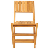 Folding garden chairs set of 2 47x61x90cm solid teak wood