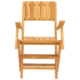 Chaises de jardin pliantes lot de 2 55x61x90cm bois massif teck