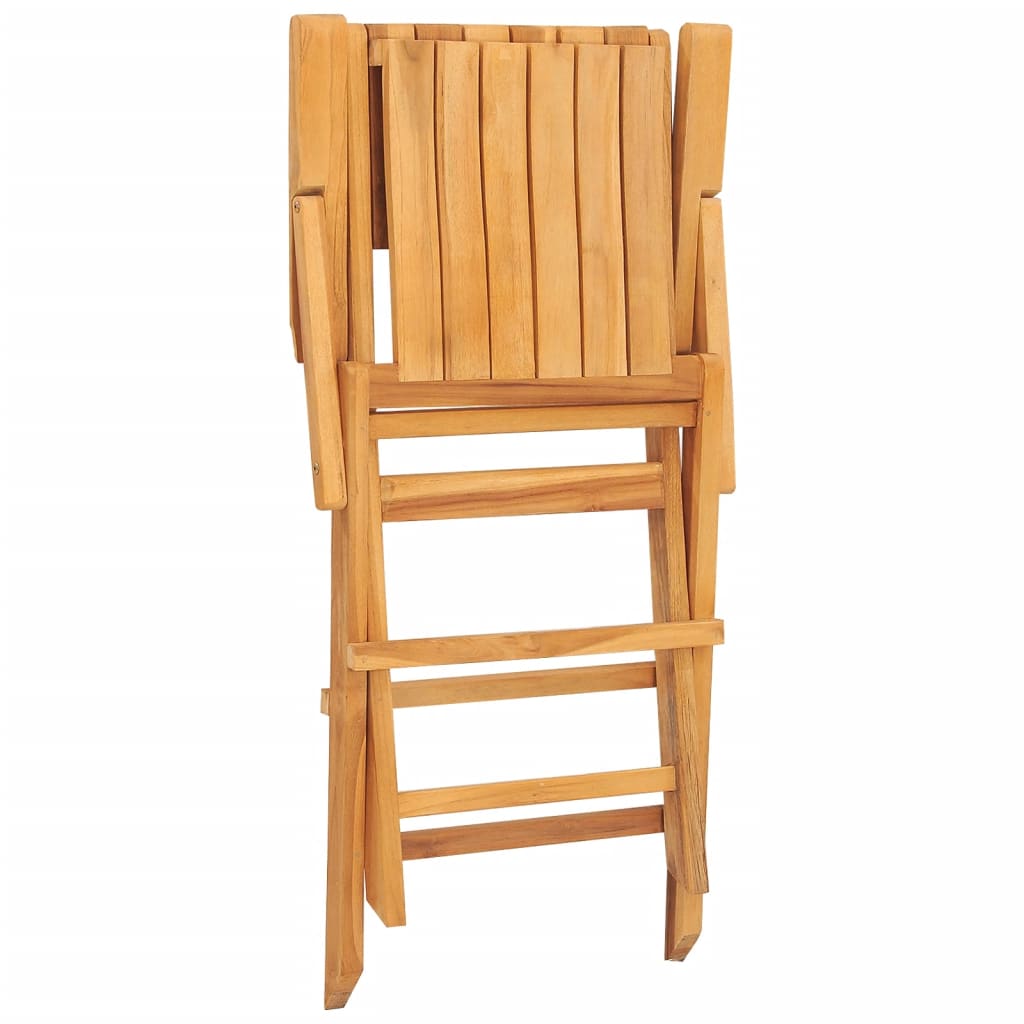 Chaises de jardin pliantes lot de 2 55x61x90cm bois massif teck