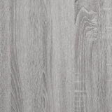 Meuble TV sonoma gris 200x40x50 cm bois d'ingénierie et métal