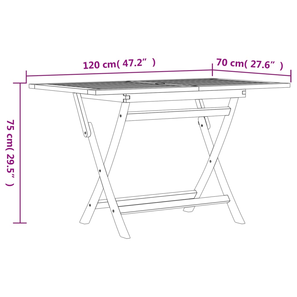 Ensemble à manger de jardin 5 pcs Bois de teck massif