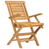 Chaises de jardin pliantes lot de 6 56x63x90cm bois massif teck