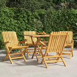 Chaises de jardin pliantes lot de 4 61x67x90cm bois massif teck