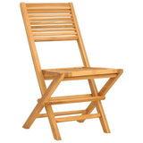 Chaises de jardin pliantes lot de 4 47x62x90cm bois massif teck