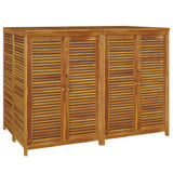 Boîte de rangement de jardin 140x87x104 cm bois massif d'acacia