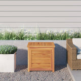 Garten-Aufbewahrungsbox und Tasche, 60 x 50 x 58 cm, massives Teakholz