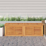 Garten-Aufbewahrungsbox und Tasche, 175 x 50 x 53 cm, massives Teakholz