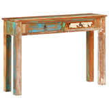 Console table 110x30x75 cm solid reclaimed wood