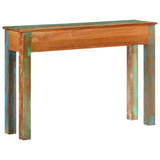 Console table 110x30x75 cm solid reclaimed wood