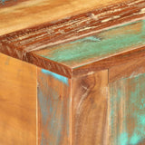 Console table 110x30x75 cm solid reclaimed wood