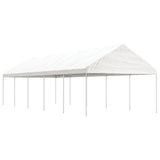 Belvédère avec toit blanc 11,15x4,08x3,22 m polyéthylène