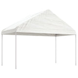 Belvédère avec toit blanc 11,15x4,08x3,22 m polyéthylène