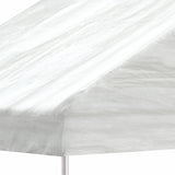 Belvédère avec toit blanc 13,38x4,08x3,22 m polyéthylène