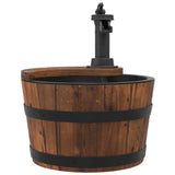 Water fountain with pump 28x28x34.5 cm Solid fir wood