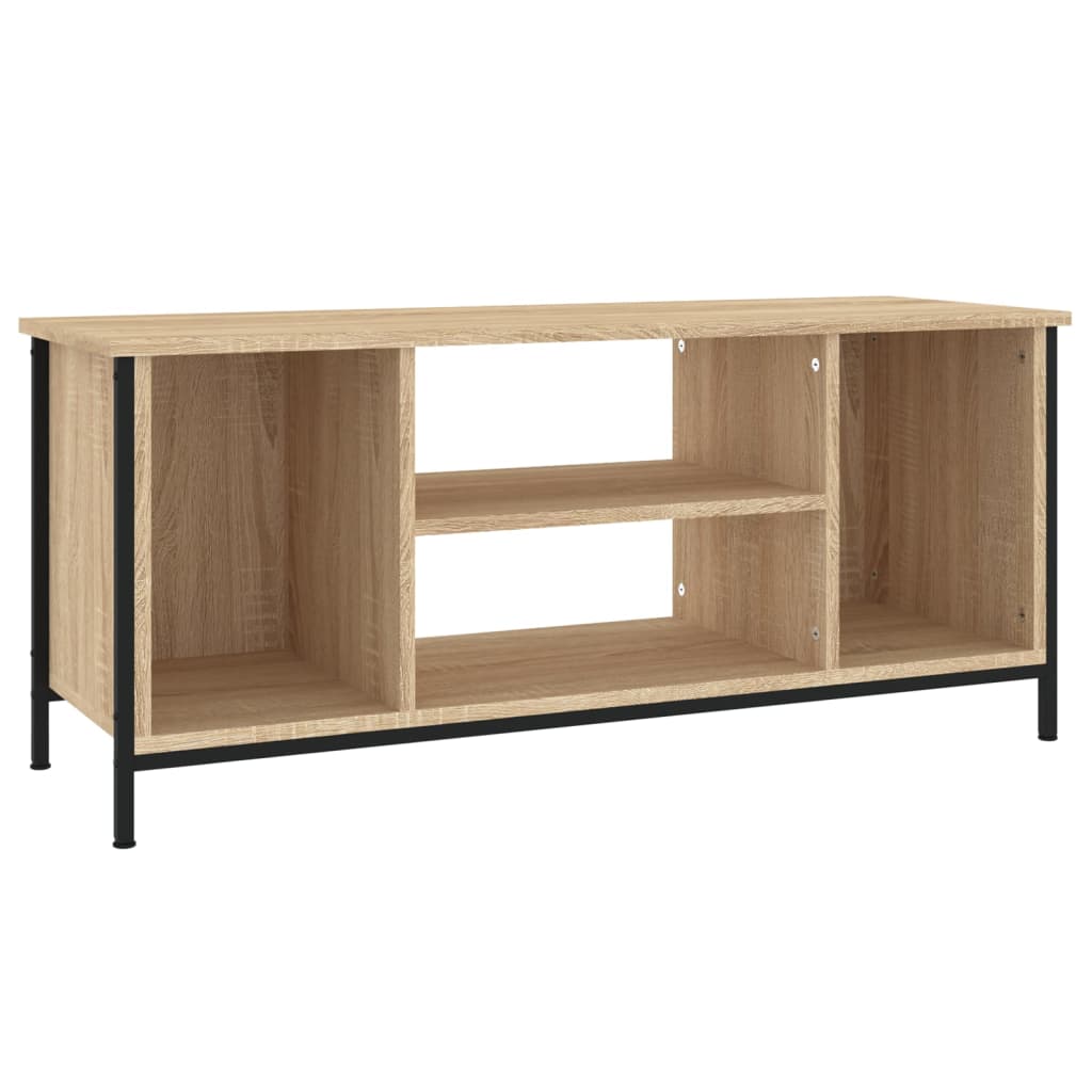 Meuble TV chêne sonoma 102x35x45 cm bois d'ingénierie