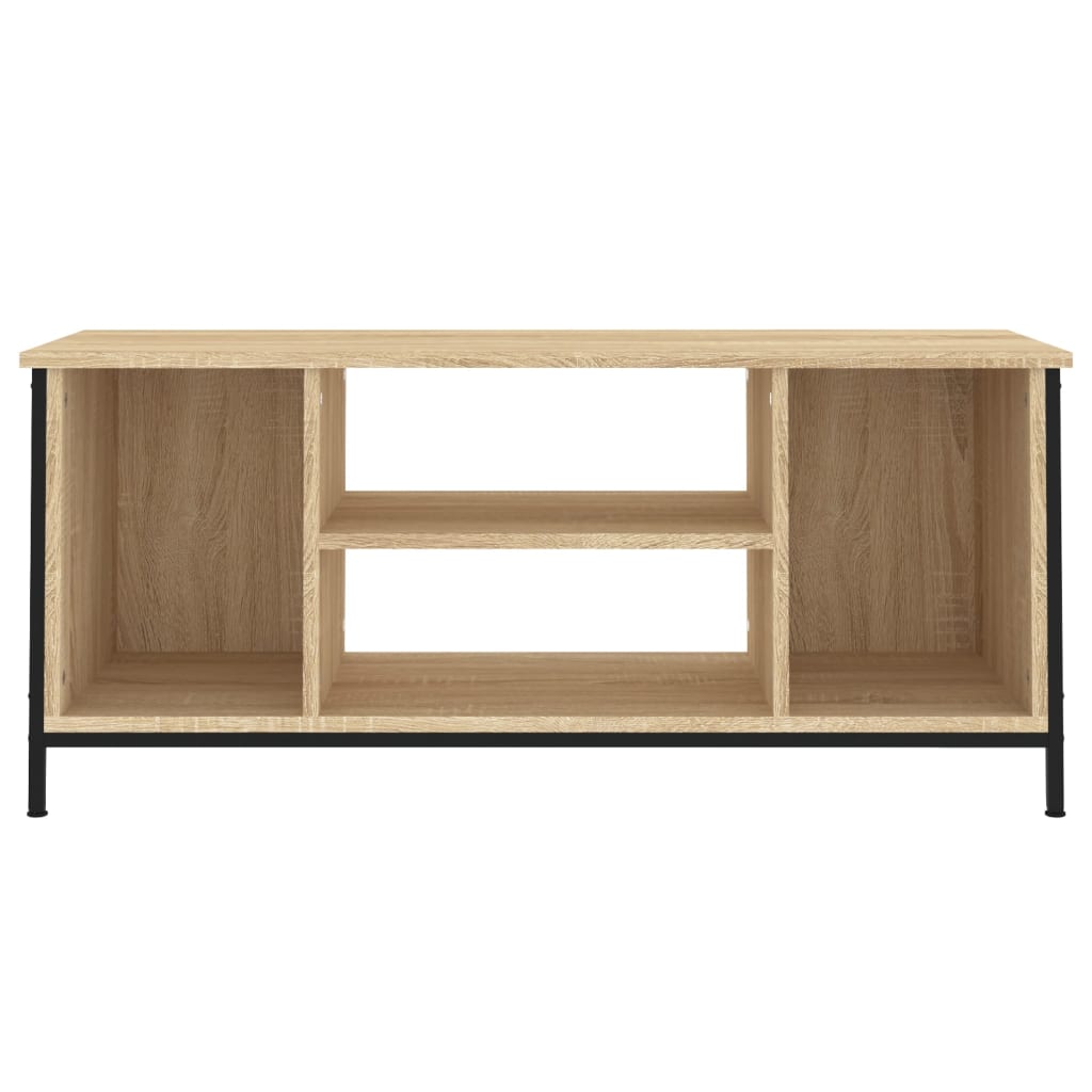 Meuble TV chêne sonoma 102x35x45 cm bois d'ingénierie