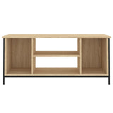 Meuble TV chêne sonoma 102x35x45 cm bois d'ingénierie