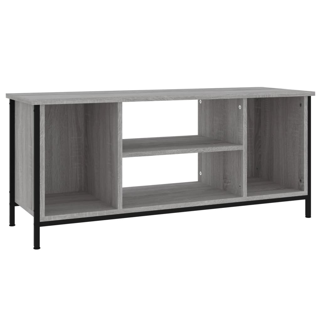 Meuble TV sonoma gris 102x35x45 cm bois d'ingénierie