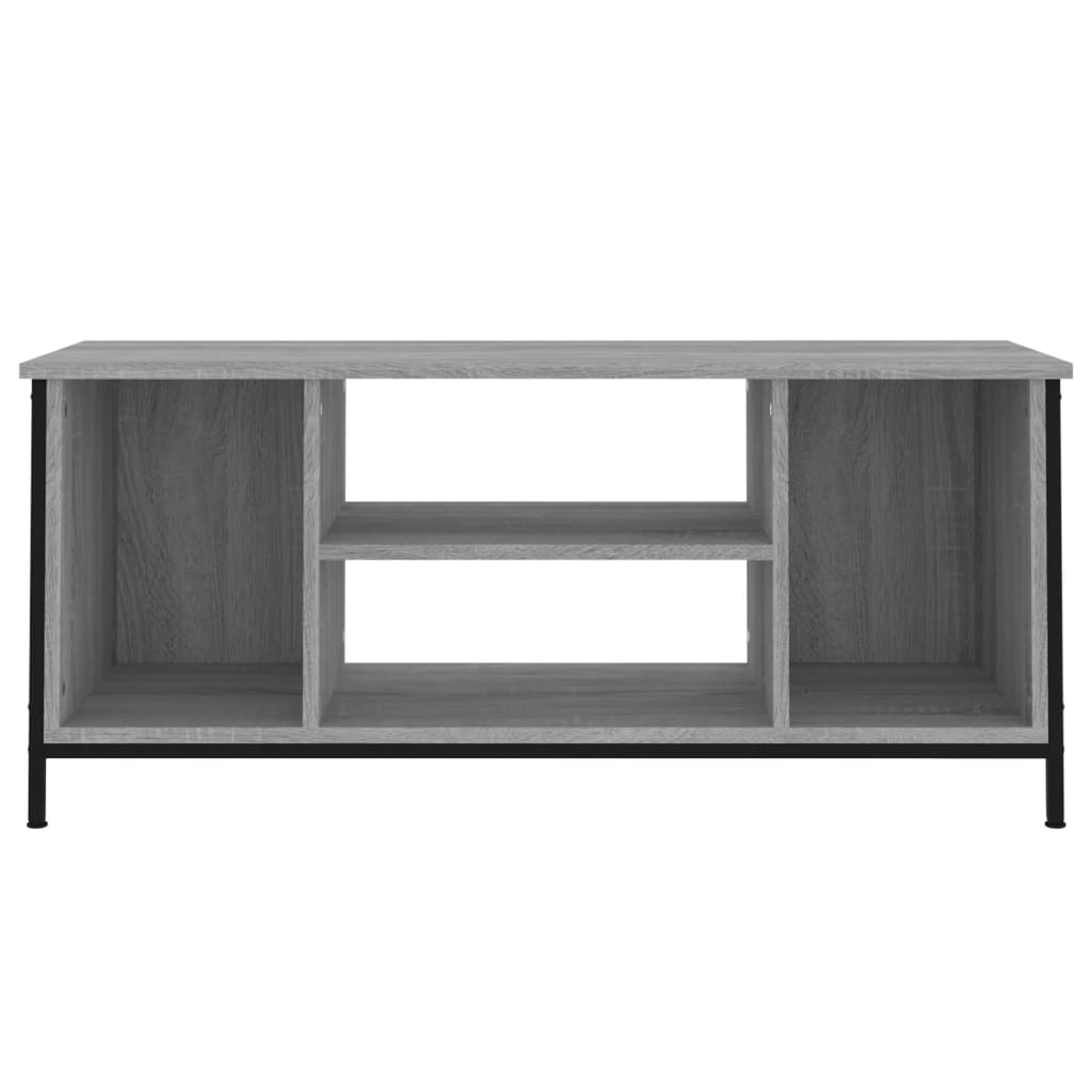 Meuble TV sonoma gris 102x35x45 cm bois d'ingénierie