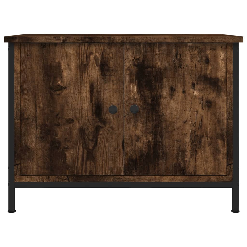 Meuble TV avec portes chêne sonoma 60x35x45cm bois d'ingénierie