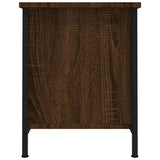 Meuble TV avec portes chêne marron 60x35x45cm bois d'ingénierie