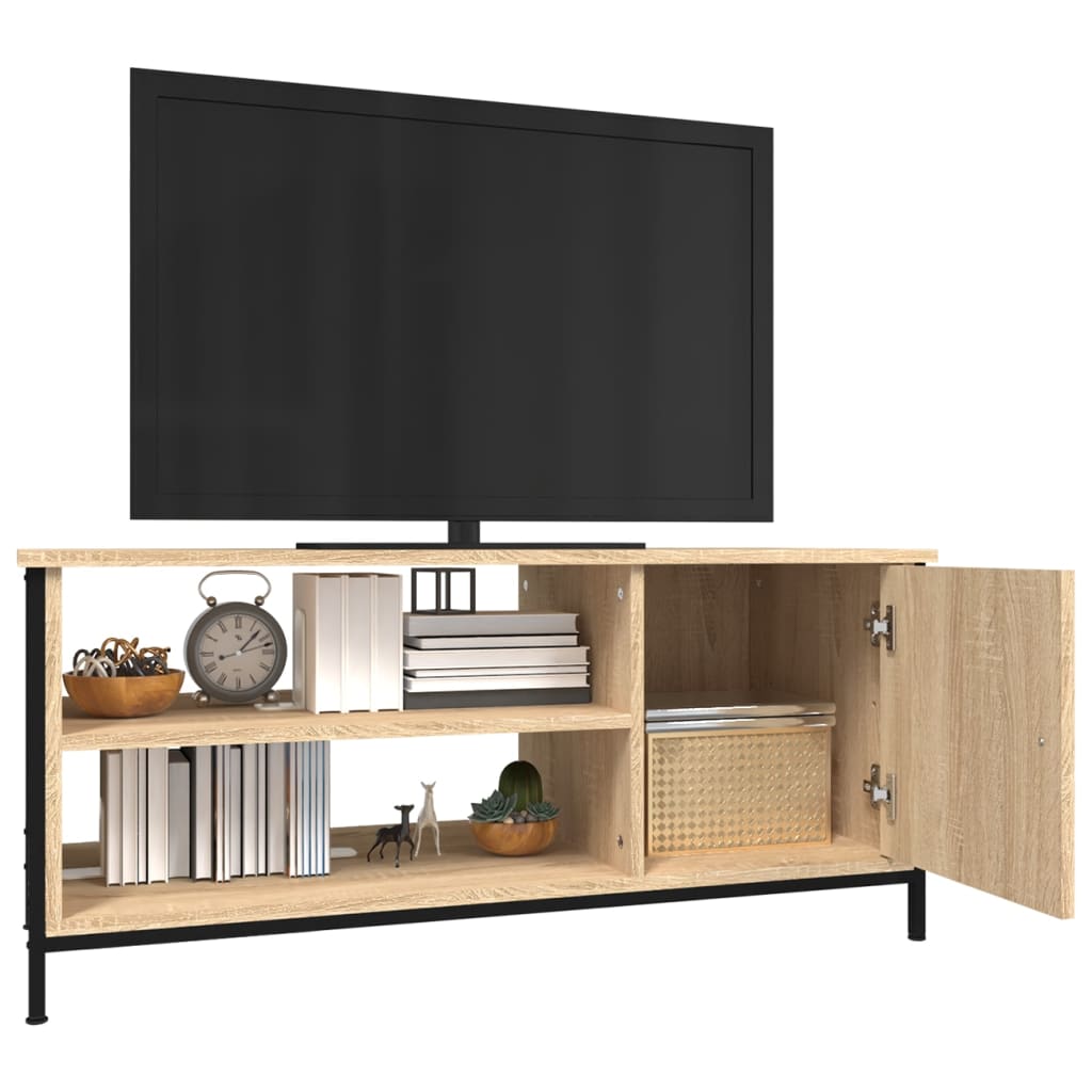 Meuble TV chêne sonoma 100x40x45 cm bois d'ingénierie