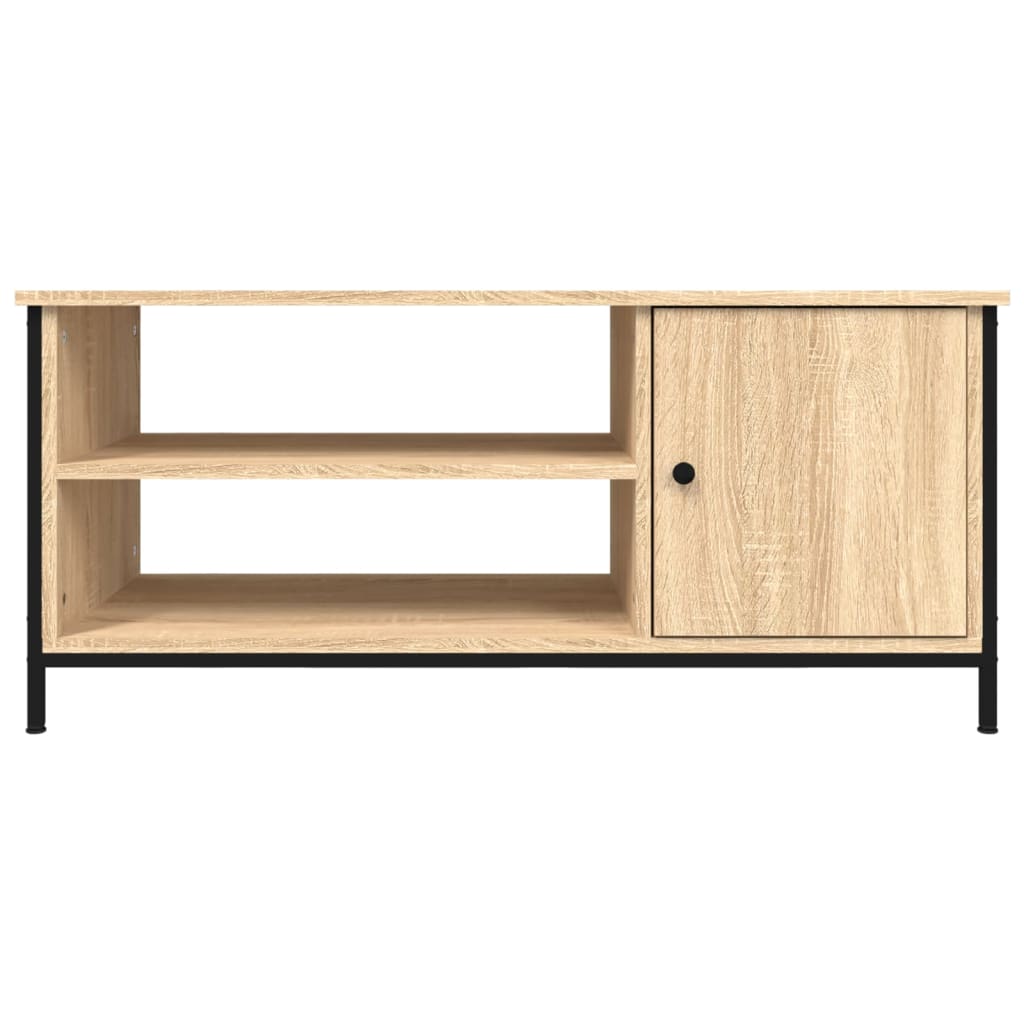 Meuble TV chêne sonoma 100x40x45 cm bois d'ingénierie