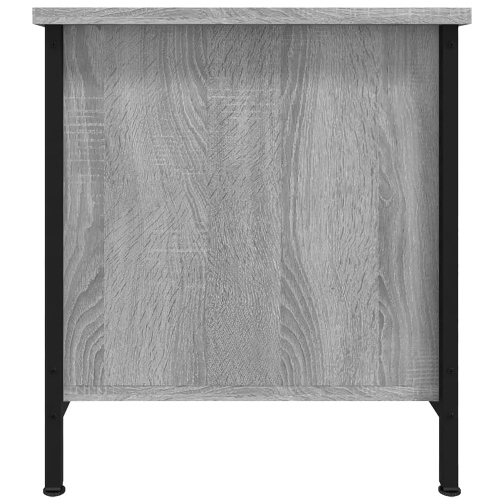 Meuble TV sonoma gris 100x40x45 cm bois d'ingénierie