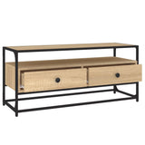 Meuble TV chêne sonoma 100x35x45 cm bois d'ingénierie