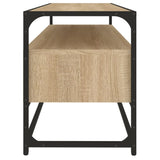 Meuble TV chêne sonoma 100x35x45 cm bois d'ingénierie