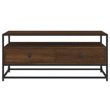 Meuble TV chêne marron 100x35x45 cm bois d'ingénierie