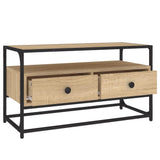 Meuble TV chêne sonoma 80x35x45 cm bois d'ingénierie