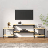 Meuble TV Chêne sonoma 157x35x52 cm bois d'ingénierie