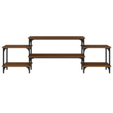 Meuble TV Chêne marron 157x35x52 cm bois d'ingénierie