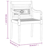 Chaises Batavia lot de 8 blanc bois de teck solide délavé