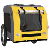 Yellow and Grey Pet Bike Trailer