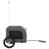 Yellow and Grey Pet Bike Trailer