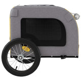 Yellow and Grey Pet Bike Trailer