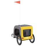 Yellow and Grey Pet Bike Trailer